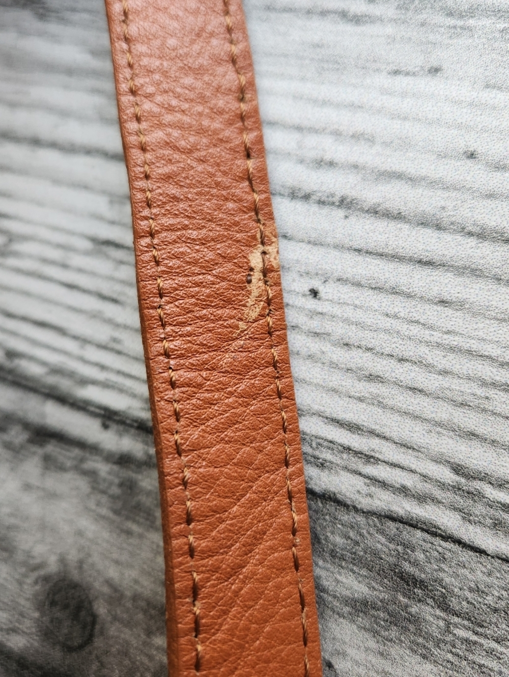 Valentina Genuine Leather Crossbody Handbag Purse Dark Blue Brown Made In Italy - Picture 13 of 13